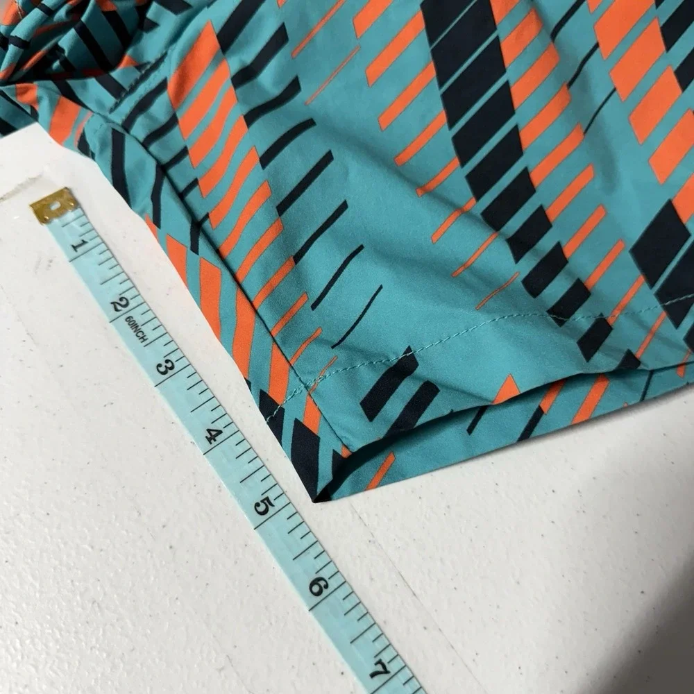 Psycho Bunny‎ Mens Swim Trunks Miami Teal Small All Over Print